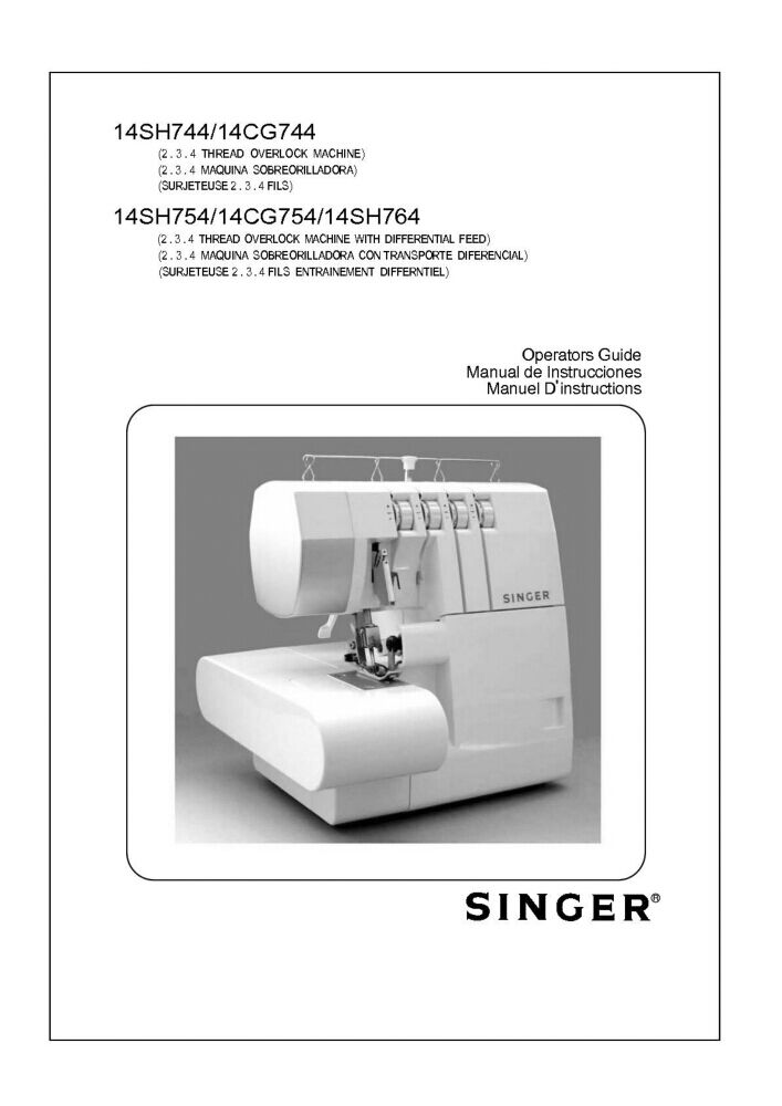 Singer Sewing Machine 518 User Manual